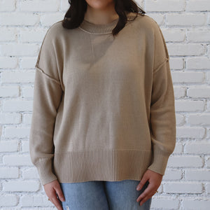 Taupe Spring Sweater