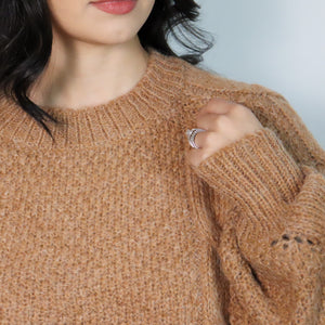 Camel Cable Sweater