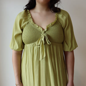 Pistachio Crème Maxi Dress